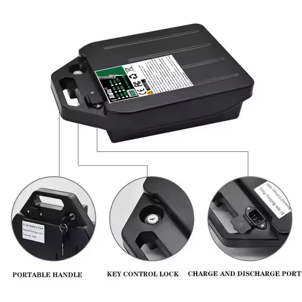 Electric vehicle lithium batte - 60V 50Ah Electric Scooter Battery recension och pris