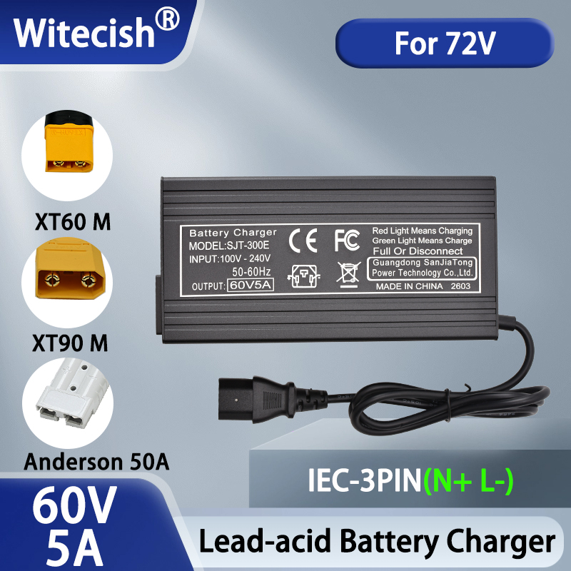 60V 5A Fast Charger With Two-s - 84V 20A Smart Charger recension och pris