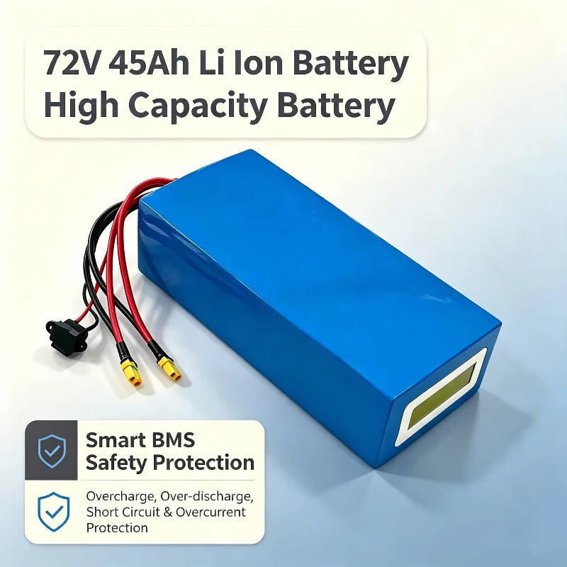 72V 45Ah Lithium Ion Triangle  - 72V 40Ah Lifepo4 Battery Pack recension och pris